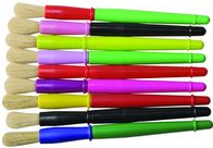 9 pennelli di plastica della maniglia di colori, OEM variopinto del set di pennelli della pittura dell'acquerello disponibile