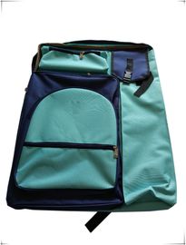 borsa su due lati tenuta in mano del cassetto 4K che cuce borsa di verniciatura multifunzionale blu rossa e gialla