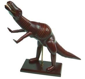 Materiale cinese del ginepro manichino di Diplodoucus/del dinosauro del modello di legno animale dell'artista
